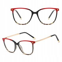 SOLIDNE Damskie Okulary Zerówki do KOMPUTERA Blue Light OPRAWKI