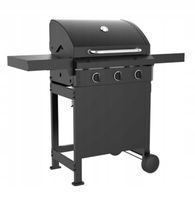 Grill gazowy LANDMANN Rexon New 3.0 01573 Czarny 13.95 kW 65 x 40 cm