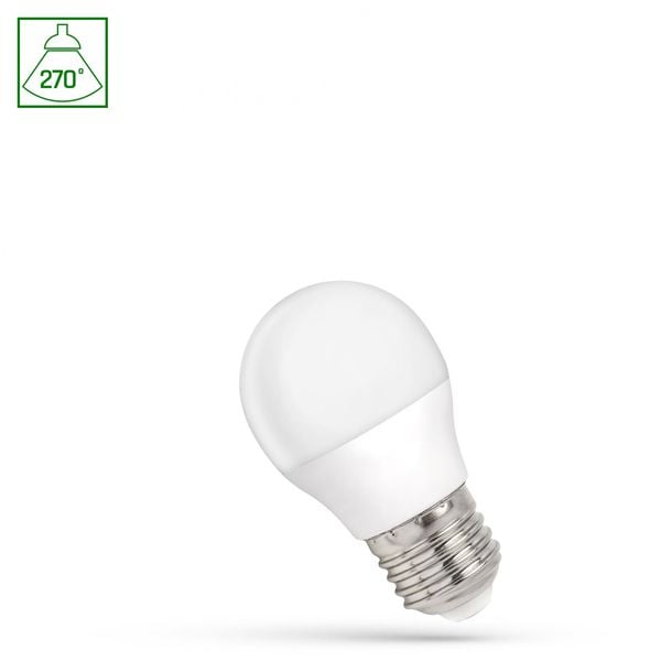 LED KULKA E-27 230V 1W CW SPECTRUM zdjęcie 1