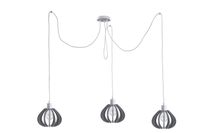 Lampa wisząca 3xE27 NICOLETA GREY 838
