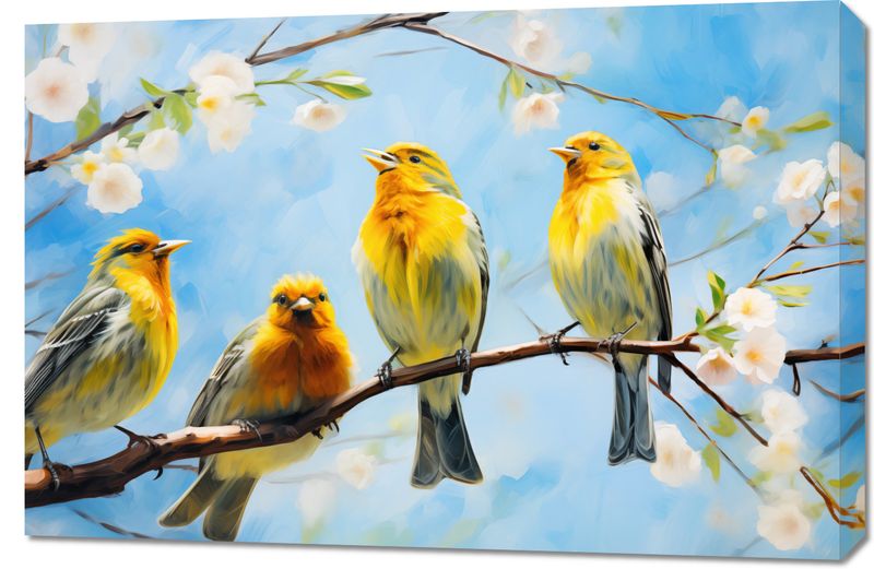 Obraz 90x60cm Wiosenne Pogwizdy zdjęcie 1