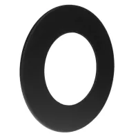 Rozeta maskująca szeroka CZARNA 160 mm