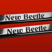 Listwa progowa VOLKSWAGEN NEW BEETLE Stal nierdzewna 304 połysk 2szt