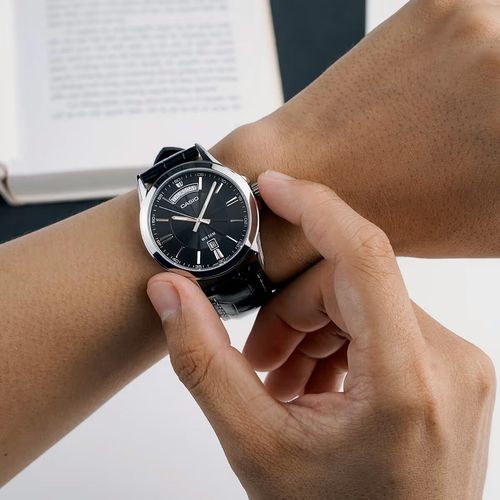 Zegarek Męski Casio Collection MTP-1381L-1A (zd076e) + BOX na Arena.pl