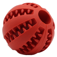 Zabawka dla psa gumowa piłka dentystyczna na przysmaki 5cm UNIQ PETS