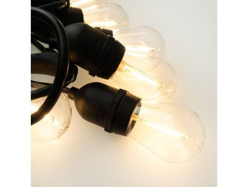 Girlanda łańcuch świetlny 15x led e27 lampki oświetlenie do ogrodu na Arena.pl