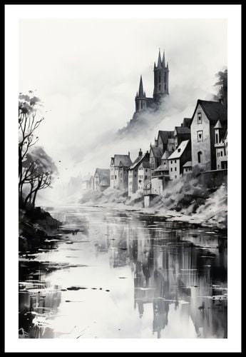 Plakat 53x81cm Mglisty Refleks na Arena.pl