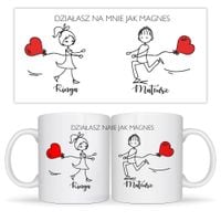 Kubek Walentynkowy Zestaw Prezent dla Pary