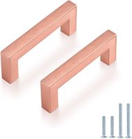 Probrico Uchwyty do Szafek Kuchennych 10 sztuk 10,2 cm Różowe złoto