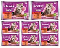 WHISKAS Junior Klasyczne Posiłki w sosie 32x85g