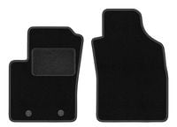 Dywaniki welurowe przód Fiat 500 2007-2013 czarne WLG-CARLUX