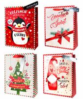 torebka prezentowa 12szt. Boże Narodzenie QM-331