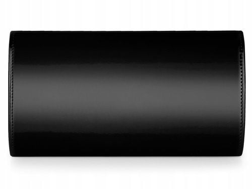 CZARNA KOPERTÓWKA TOREBKA WIZYTOWA NA WESELE SOLOME S5 LAKIEROWANA NA PASKU na Arena.pl