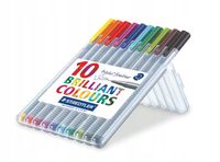 Cienkopisy Triplus 10 kolorów Staedtler etui