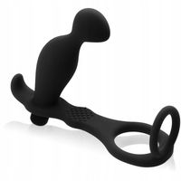 WIBRUJĄCY MASAŻER PROSTATY Z RINGIEM 10 FUNKCJI