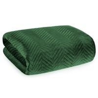 Narzuta na łóżko pikowana SOFIA 200X220 c. zielona