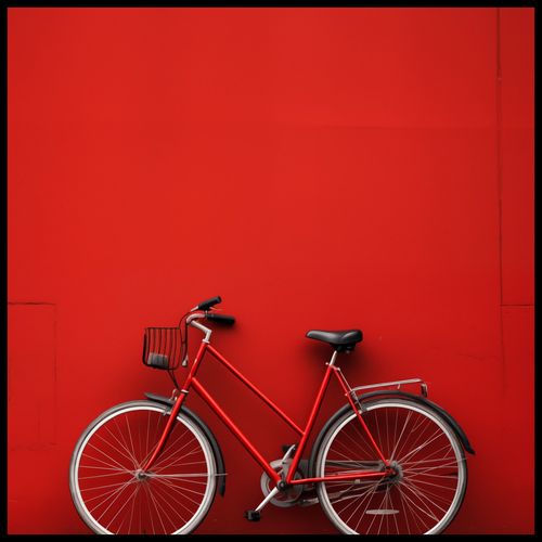 Plakat 70x70cm Czerwony Rower na Arena.pl