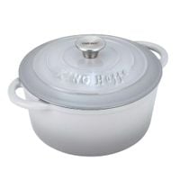 emaliowany garnek żeliwny 21cm kinghoff kh-1520