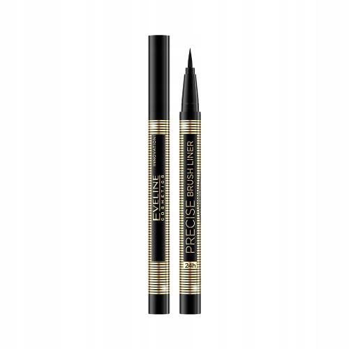 EVELINE Precise Brush Liner Eyeliner z pędzelkiem Deep Black zdjęcie 1