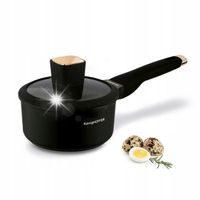 RONDEL INDUKCJA z Pokrywką MAŁY GARNEK Konighoffer Black Rose 1,3 l
