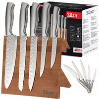 ZESTAW NOŻY KUCHENNYCH BLOK MAGNETYCZNY 6SZT.