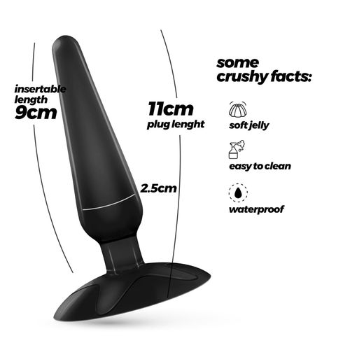 Crushious Jolly Plug Anal Plug Black na Arena.pl