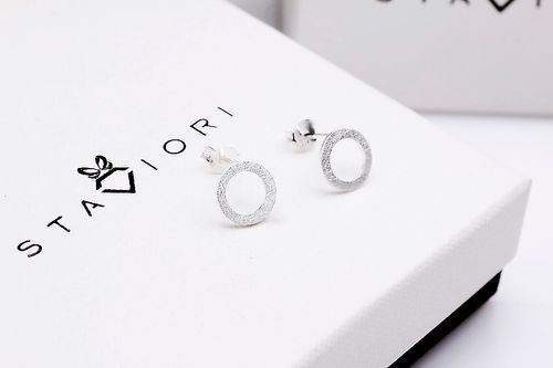 Srebrne kolczyki Staviori na Arena.pl