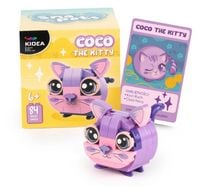 klocki snapets kot fioletowy kidea 8893