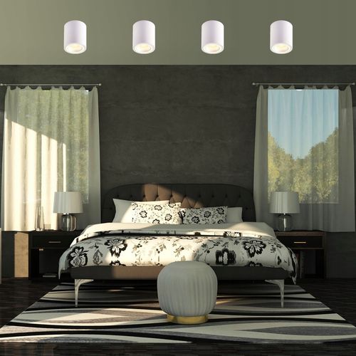 Oprawa Natynkowa Halogenowa Tuba LED GU10 spot sufitowa biała na Arena.pl