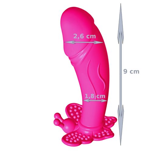 Masażer Silikonowy Motylek Pod Majtki Na Smartfon Aplikację Różowy na Arena.pl