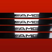 Listwa progowa MERCEDES E W124 AMG Stal nierdzewna 304 połysk 4szt