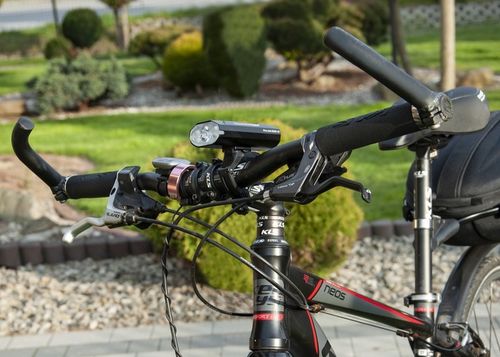 LAMPKA ROWEROWA MOCNE ŚWIATŁO LED przód tył latarka AKUMULATOR USB-C ROWER na Arena.pl