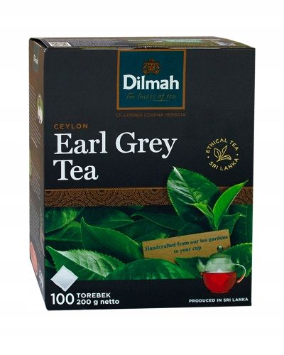 Herbata DILMAH EARL GREY 100 torebek zdjęcie 1
