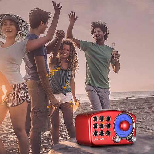 Radio Kuchenne Feegar Retro Bluetooth Przenośne Fm na Arena.pl