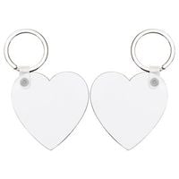 Dwustronny brelok z MDF-u do sublimacji - serce