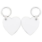 Dwustronny brelok z MDF-u do sublimacji - serce