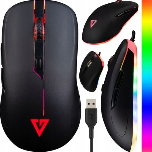 BEZKLIKOWA I CICHA MYSZKA GAMINGOWA USB RGB MODECOM VOLCANO ASSASSIN SILENT na Arena.pl