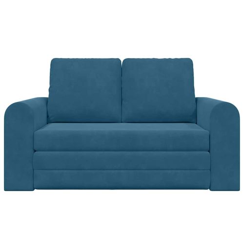 Sofa Bed Niebieski 148 x 71 x 83 cm Aksamit na Arena.pl