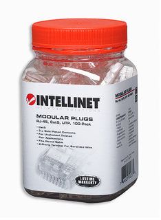 WTYK RJ45 8P/8C UTP CAT5 NA LINKĘ 100 SZTUK na Arena.pl