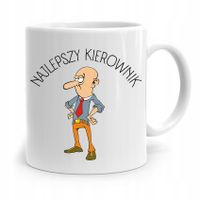 Kubek Prezent Dla Kierownika Najlepszy Kierownik Z Nadrukiem Ze Zdjęciem