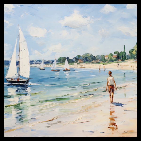 Plakat 50x50cm Życie na Brzegu zdjęcie 2