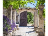 60X50CM STARE OPACTWO ST HILAIRE OBRAZ ŚCIAN DREWNIANE