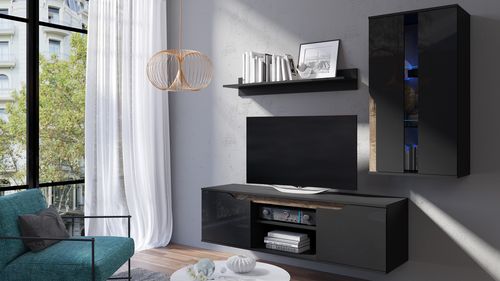 Meblościanka do salonu LANCO 2D na Arena.pl