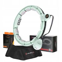 Hula hop z wypustkami HMS 30 cm zielony