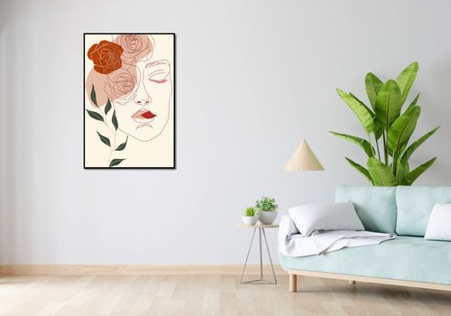 Plakat 67,5x100cm Beż i Twarz na Arena.pl