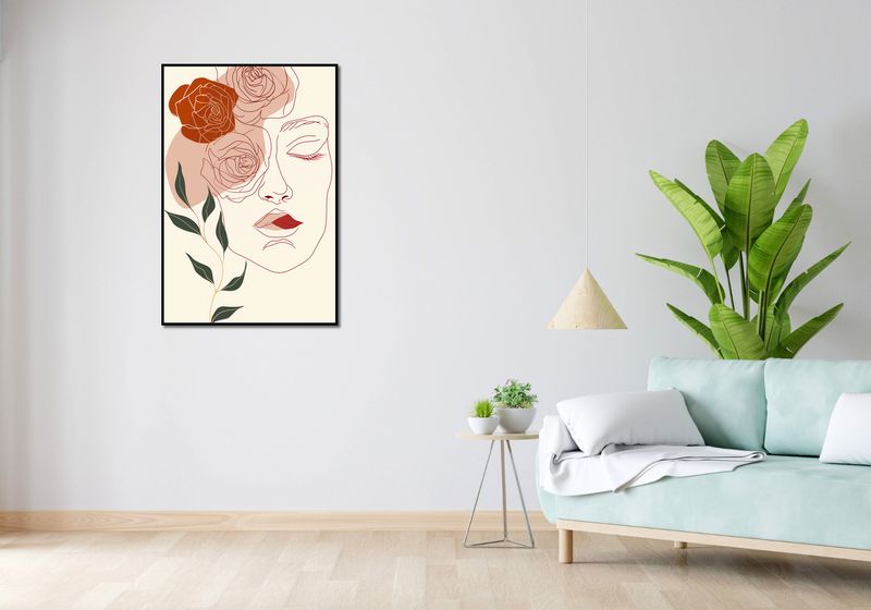 Plakat 67,5x100cm Beż i Twarz zdjęcie 4