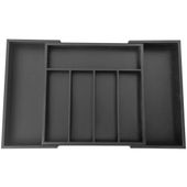 wkład bambusowy do szuflady kinghoff kh-1745 czarny