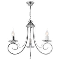 Żyrandol LAMPA wisząca VEN W-N 1541/3 CR świecznikowa OPRAWA metalowy ZWIS na łańcuchu maria teresa chrom