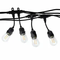 Sznur świetlny 10m + żarówki 1,5W na taras altanę