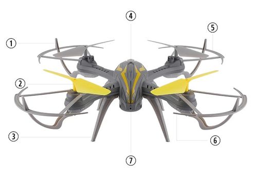 DRON OVERMAX X Bee Drone 2.4 KAMERA AUTO POWRÓT na Arena.pl